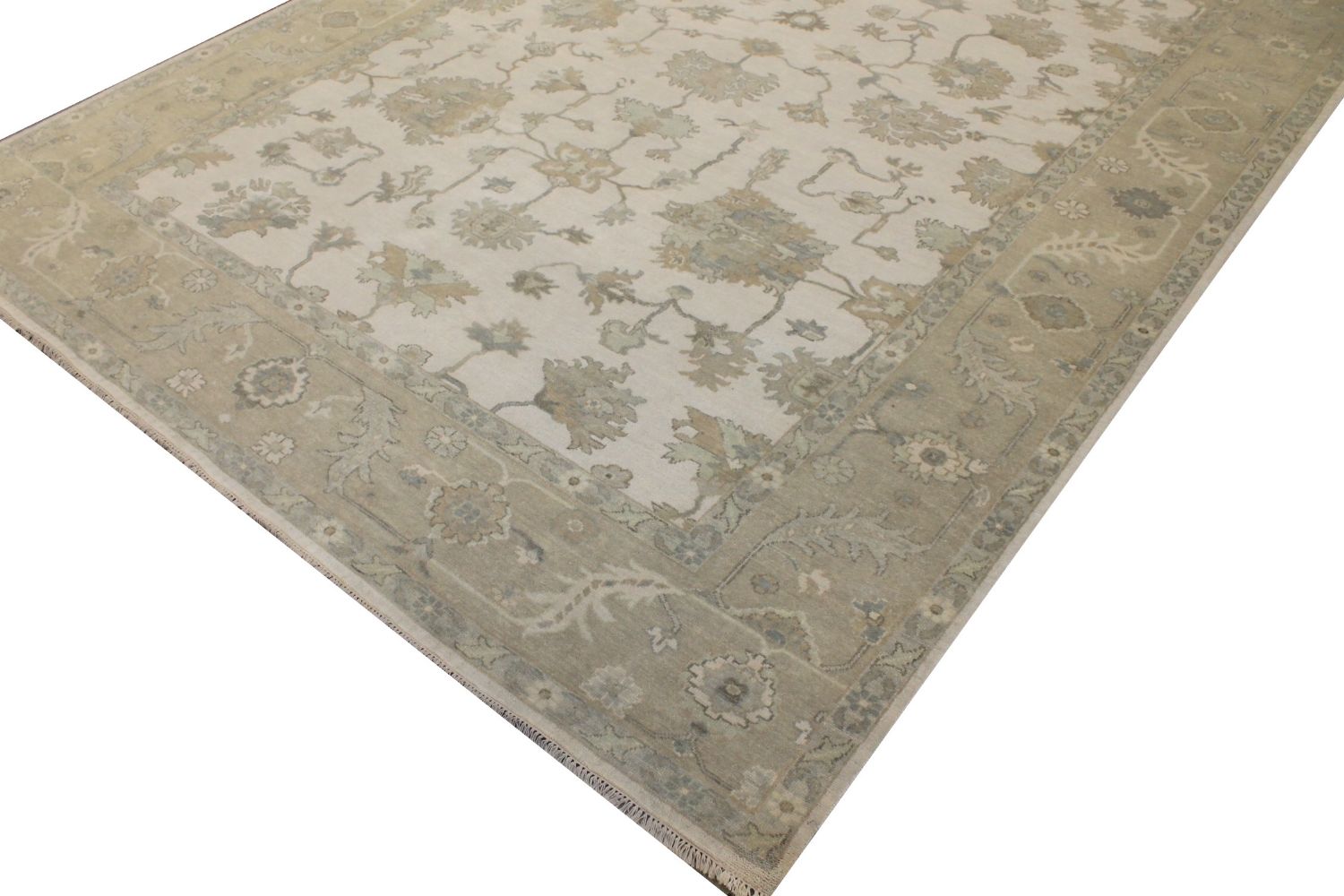 10x14 Oushak Hand Knotted Wool Area Rug - MR029189