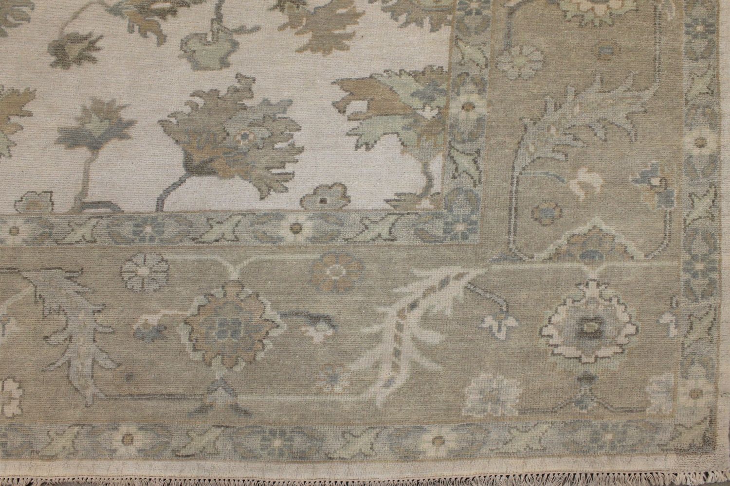 10x14 Oushak Hand Knotted Wool Area Rug - MR029189