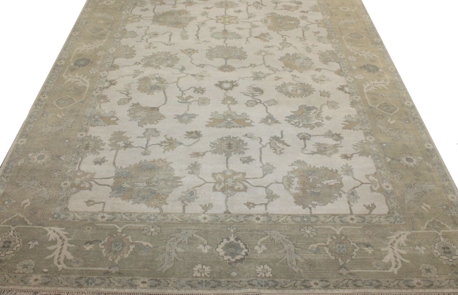 10x14 Oushak Hand Knotted Wool Area Rug - MR029189