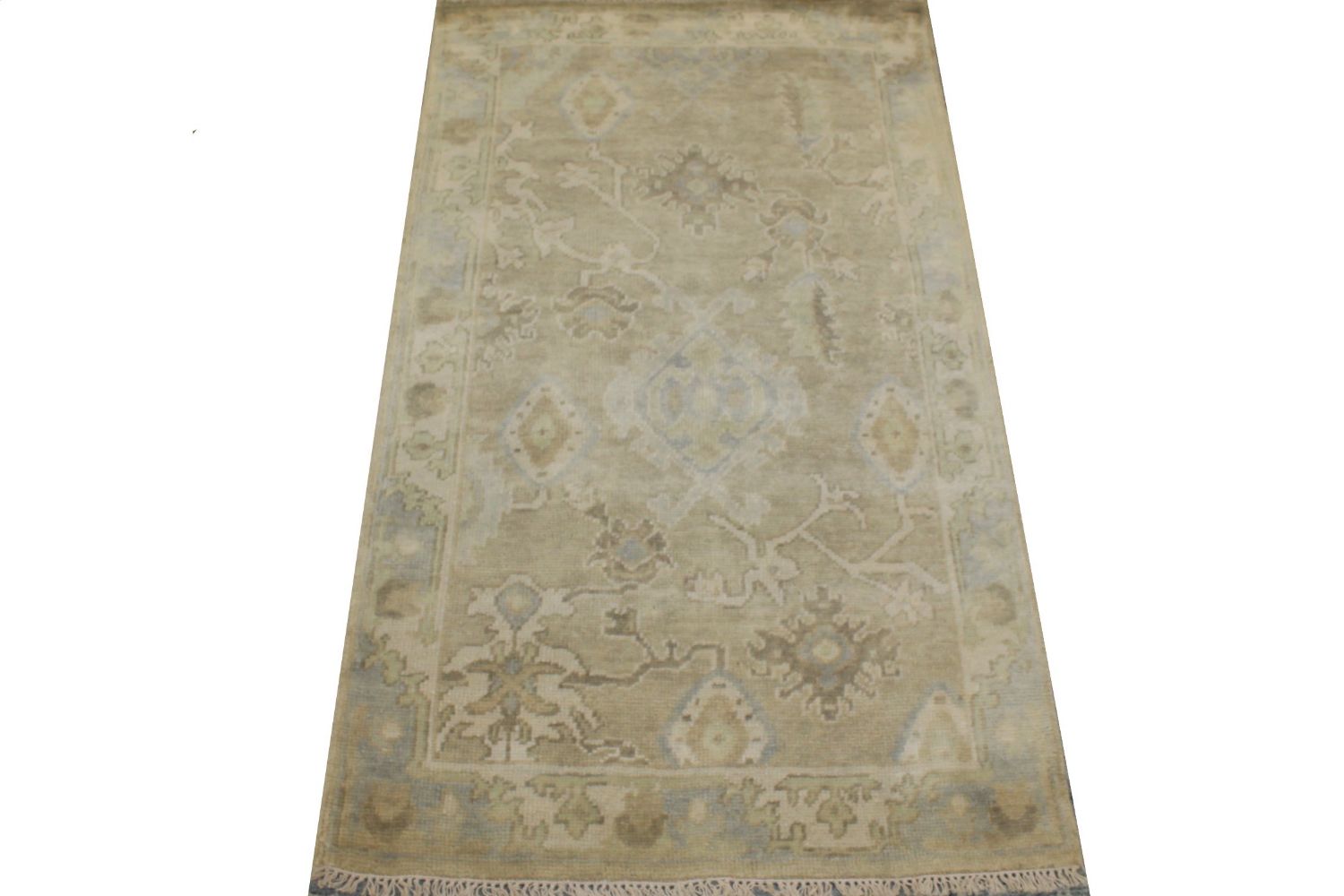 3x5 Oushak Hand Knotted Wool Area Rug - MR029194