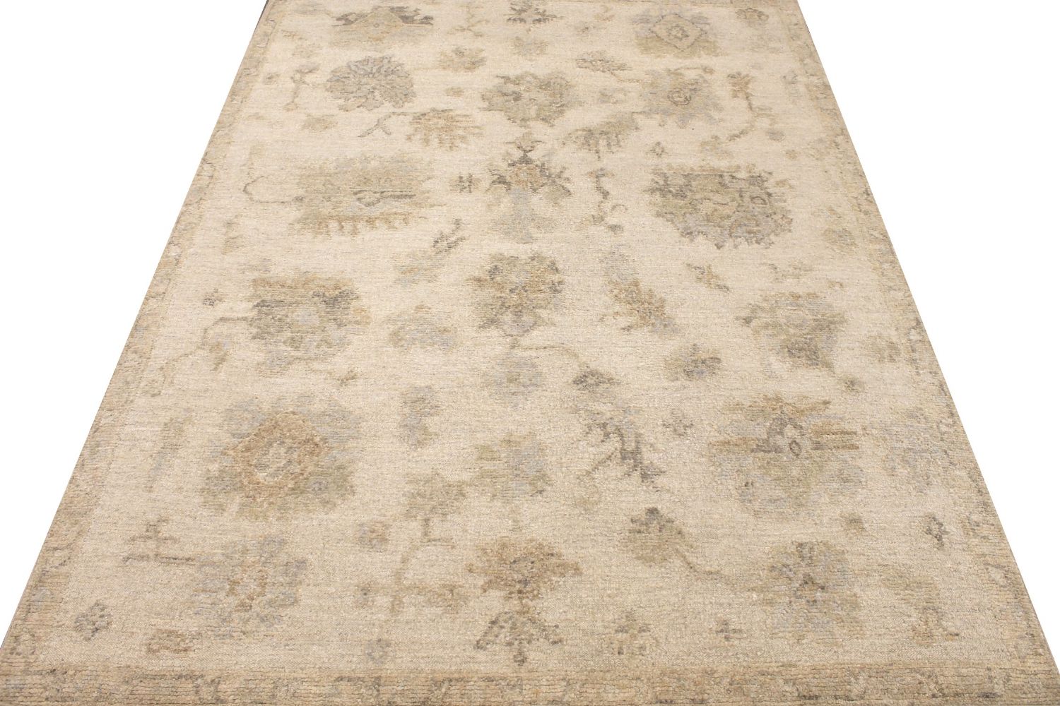 10x14 Oushak Hand Knotted Wool Area Rug - MR029197