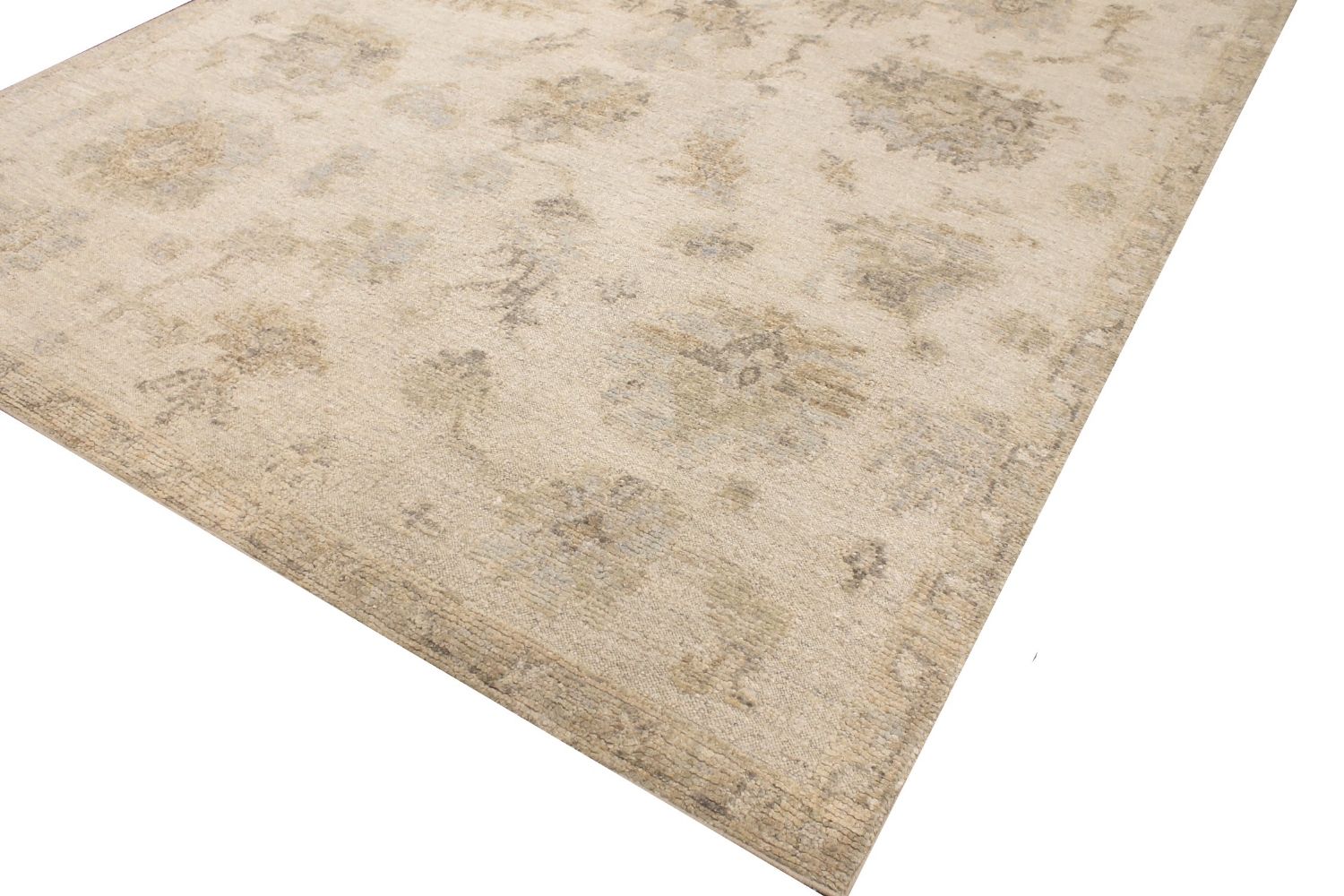 10x14 Oushak Hand Knotted Wool Area Rug - MR029197