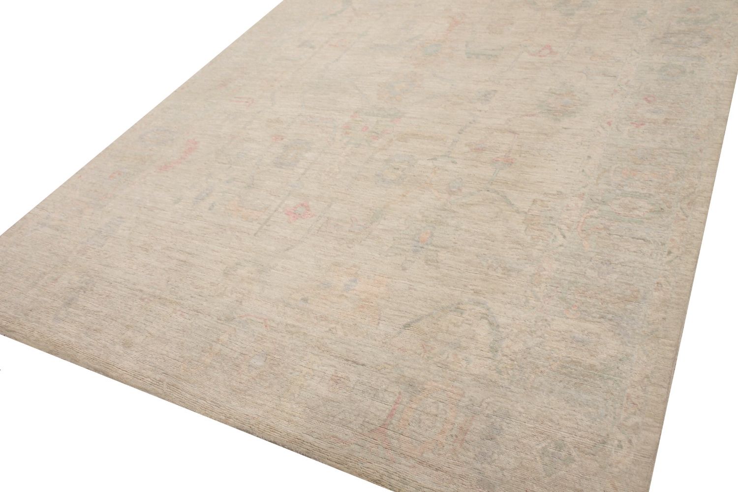 9x12 Oushak Hand Knotted Wool Area Rug - MR029214