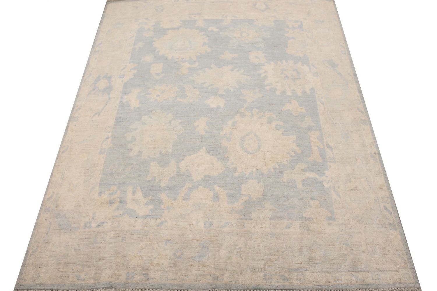 8x10 Oushak Hand Knotted Wool Area Rug - MR029221