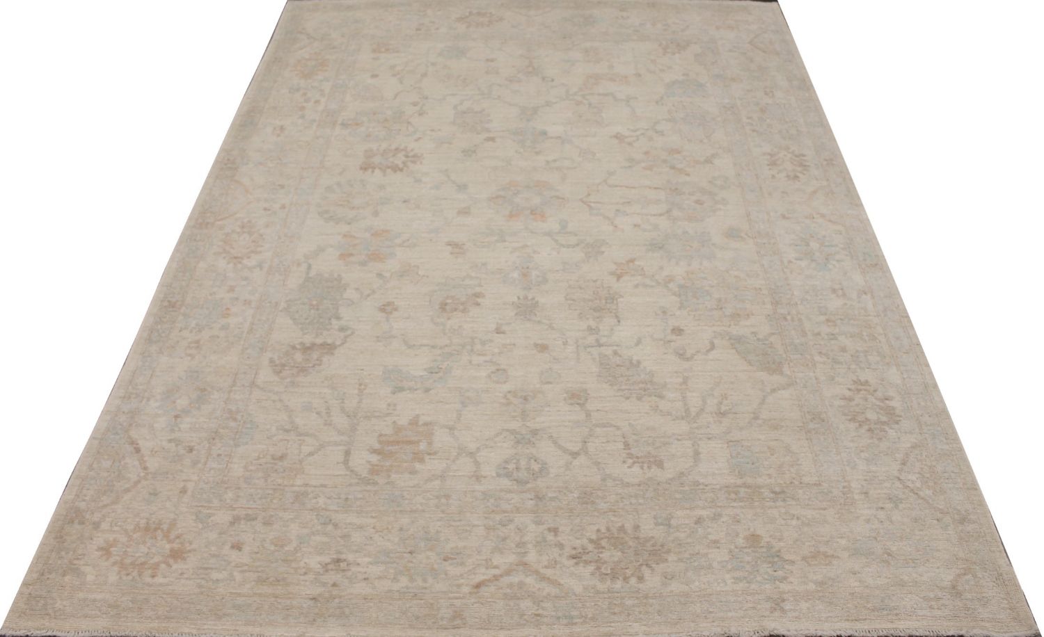 9x12 Oushak Hand Knotted Wool Area Rug - MR029222