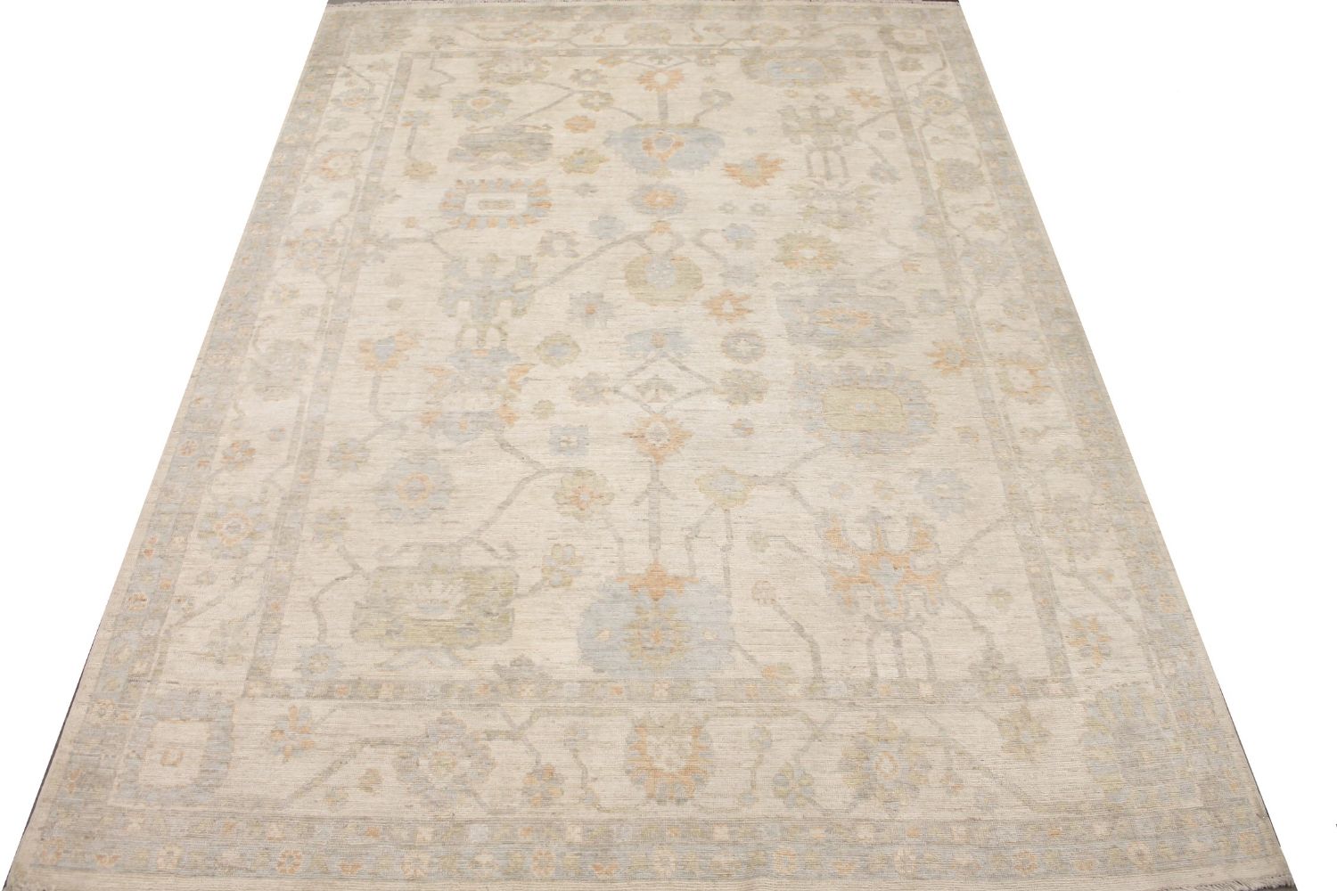 9x12 Oushak Hand Knotted Wool Area Rug - MR029224