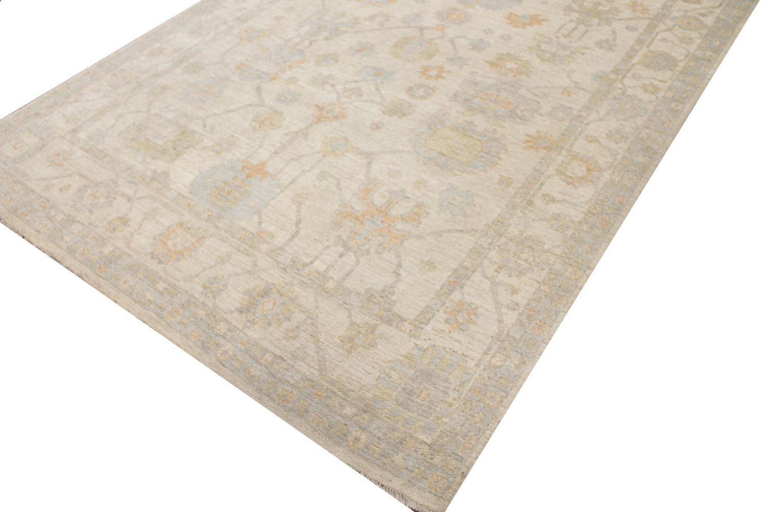 9x12 Oushak Hand Knotted Wool Area Rug - MR029224