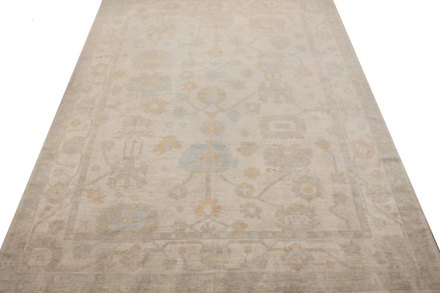 9x12 Oushak Hand Knotted Wool Area Rug - MR029224