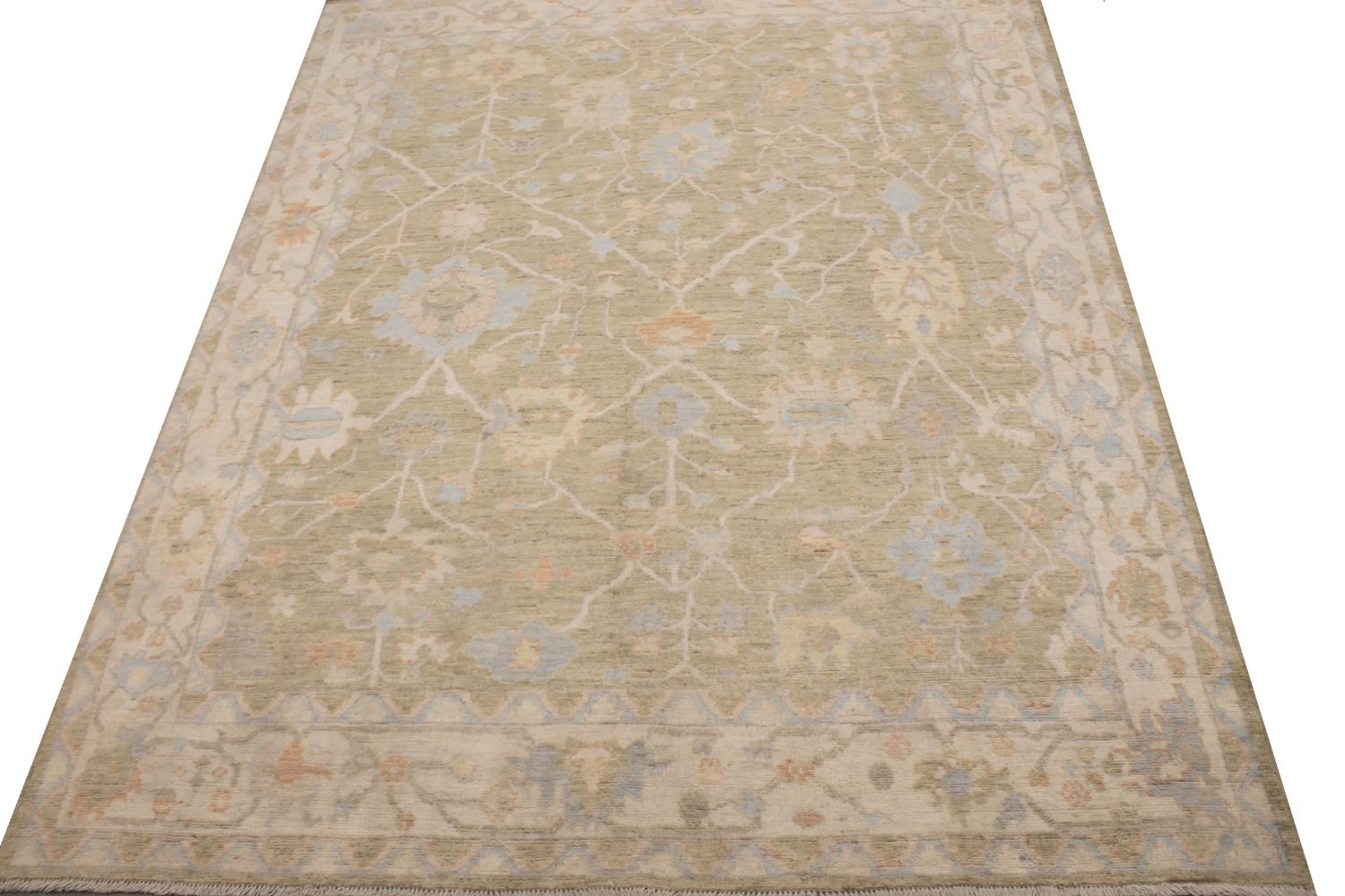 8x10 Oushak Hand Knotted Wool Area Rug - MR029226