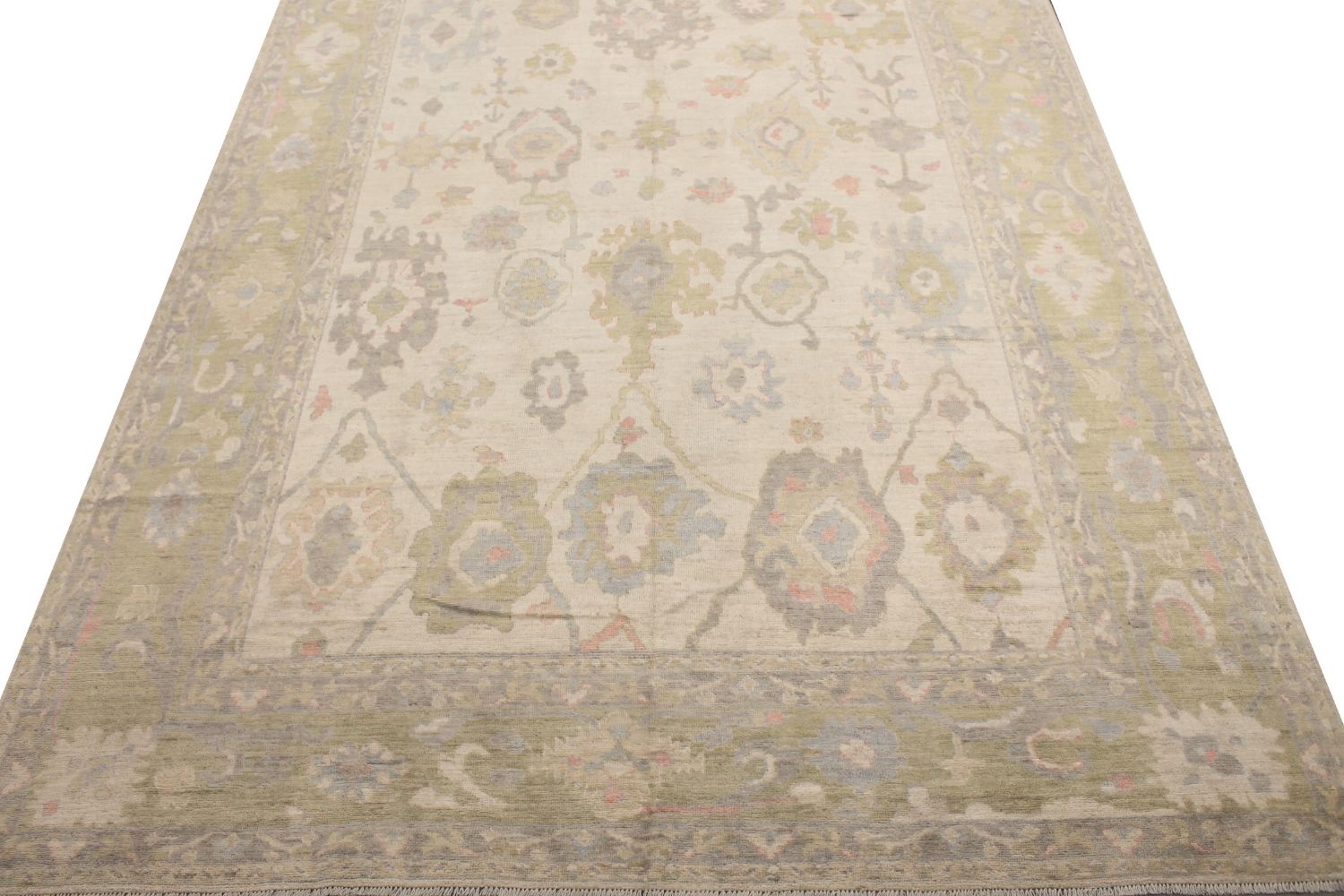 10x14 Oushak Hand Knotted Wool Area Rug - MR029229