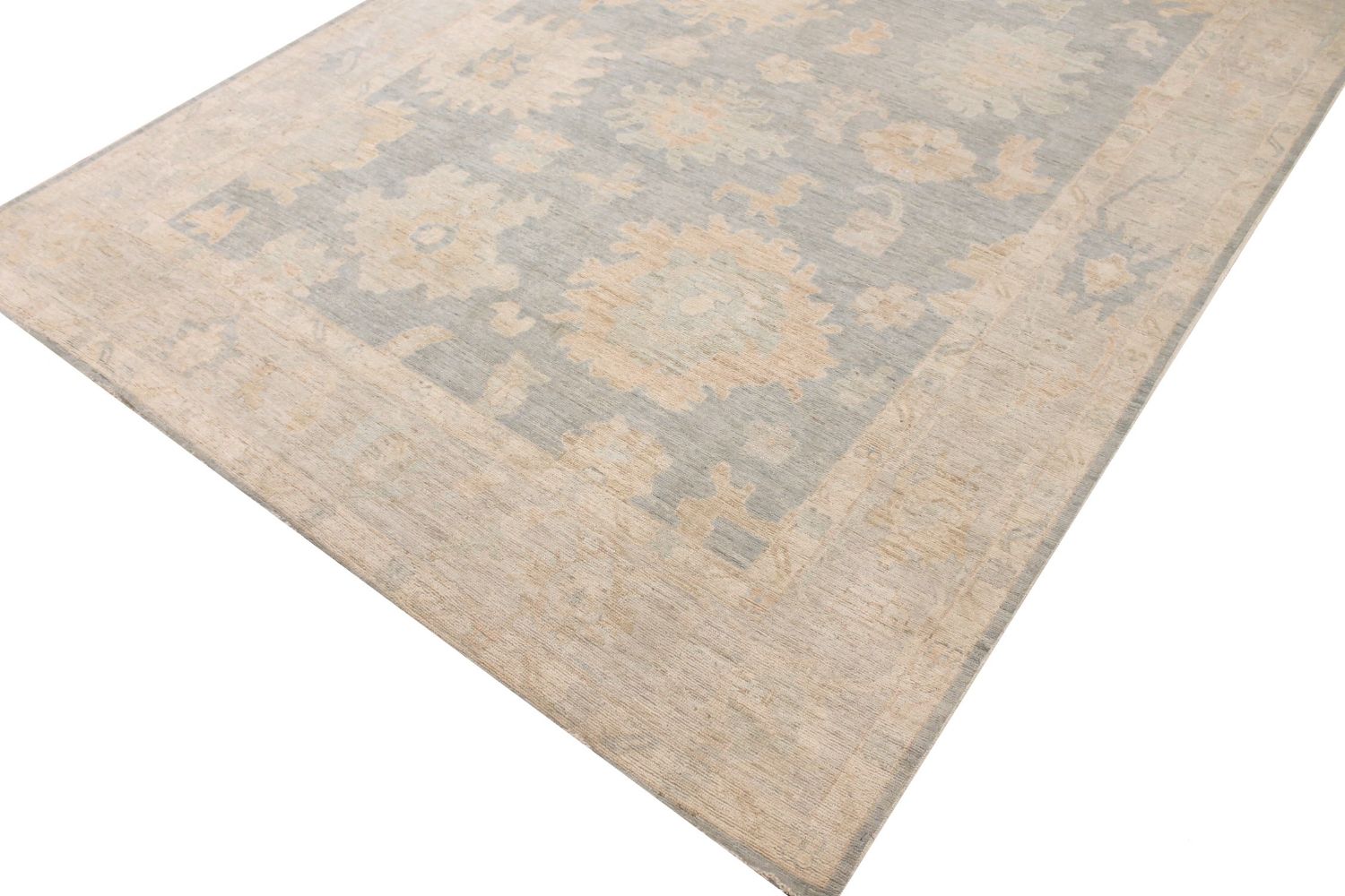 9x12 Oushak Hand Knotted Wool Area Rug - MR029231