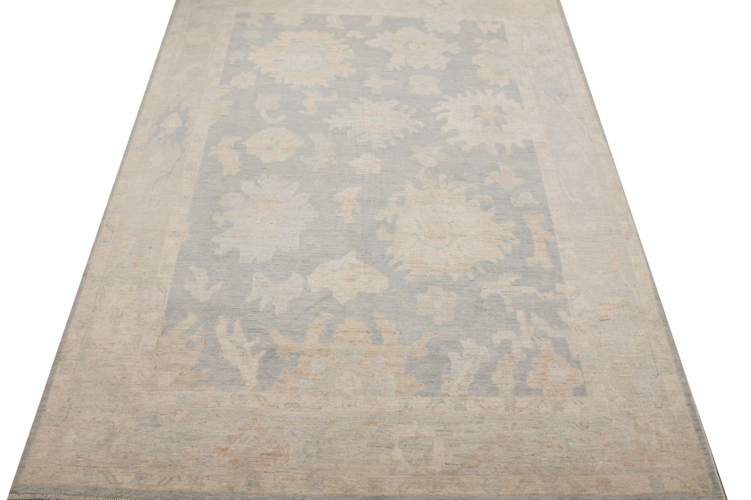 9x12 Oushak Hand Knotted Wool Area Rug - MR029231