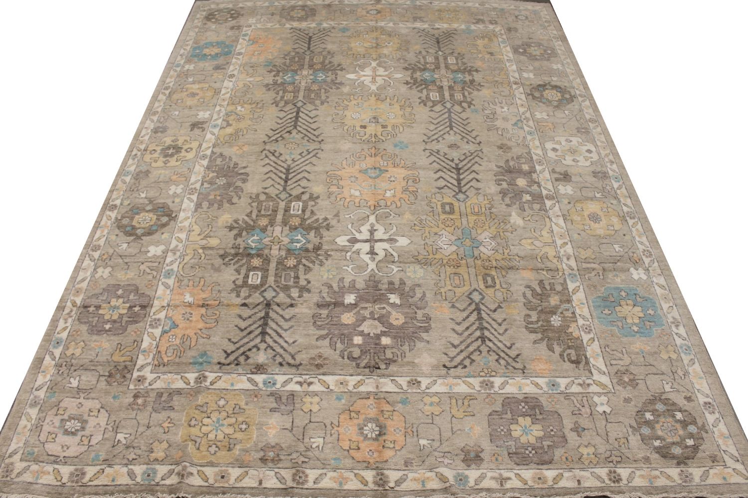 10x14 Oushak Hand Knotted Wool Area Rug - MR029233