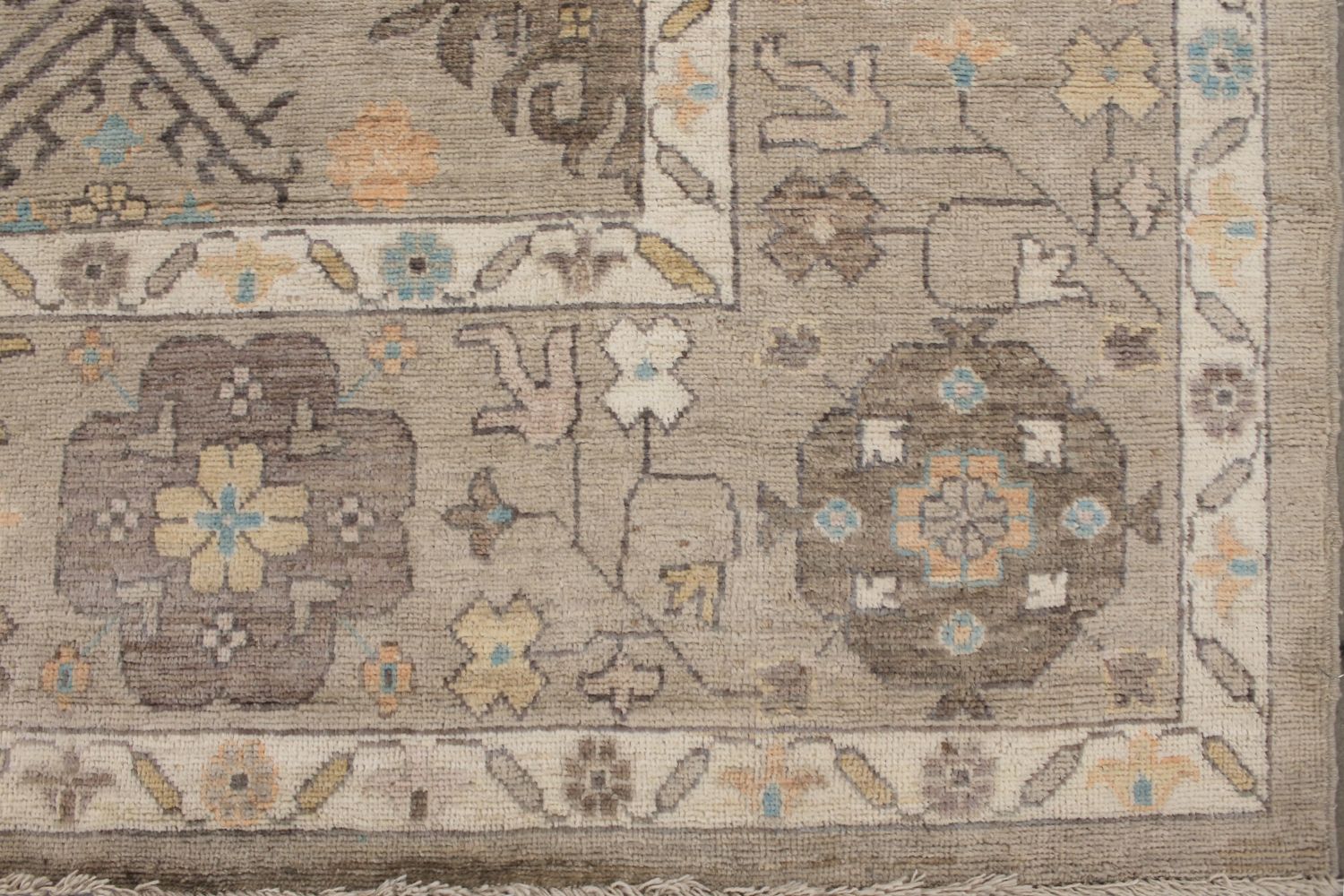 10x14 Oushak Hand Knotted Wool Area Rug - MR029233