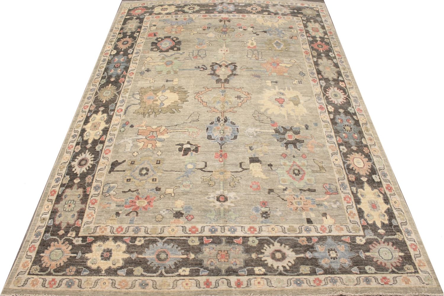 10x14 Oushak Hand Knotted Wool Area Rug - MR029234