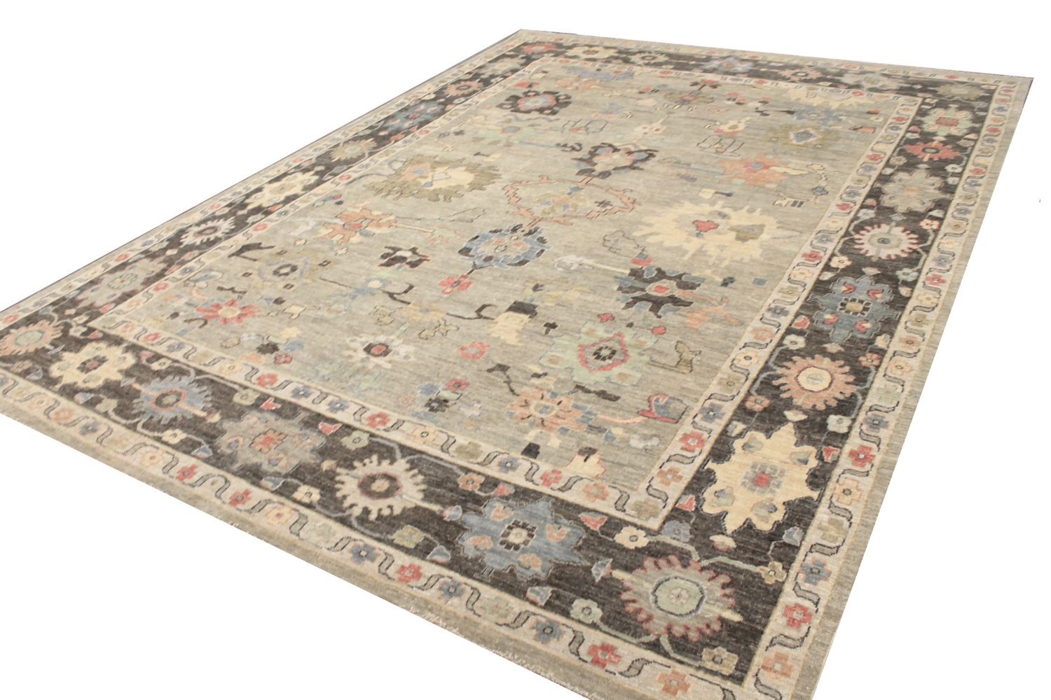 10x14 Oushak Hand Knotted Wool Area Rug - MR029234