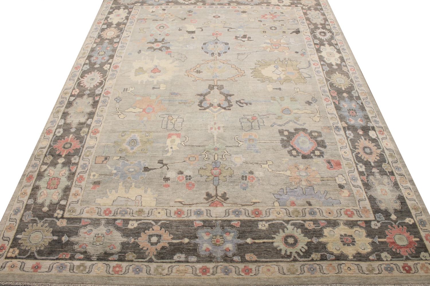 10x14 Oushak Hand Knotted Wool Area Rug - MR029234