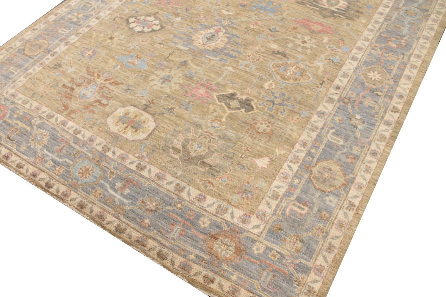 8x10 Oushak Hand Knotted Wool Area Rug - MR029237