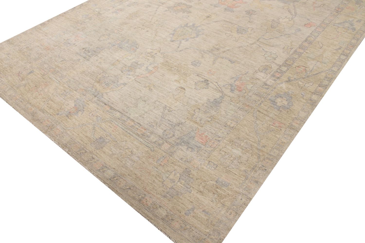 10x14 Oushak Hand Knotted Wool Area Rug - MR029249