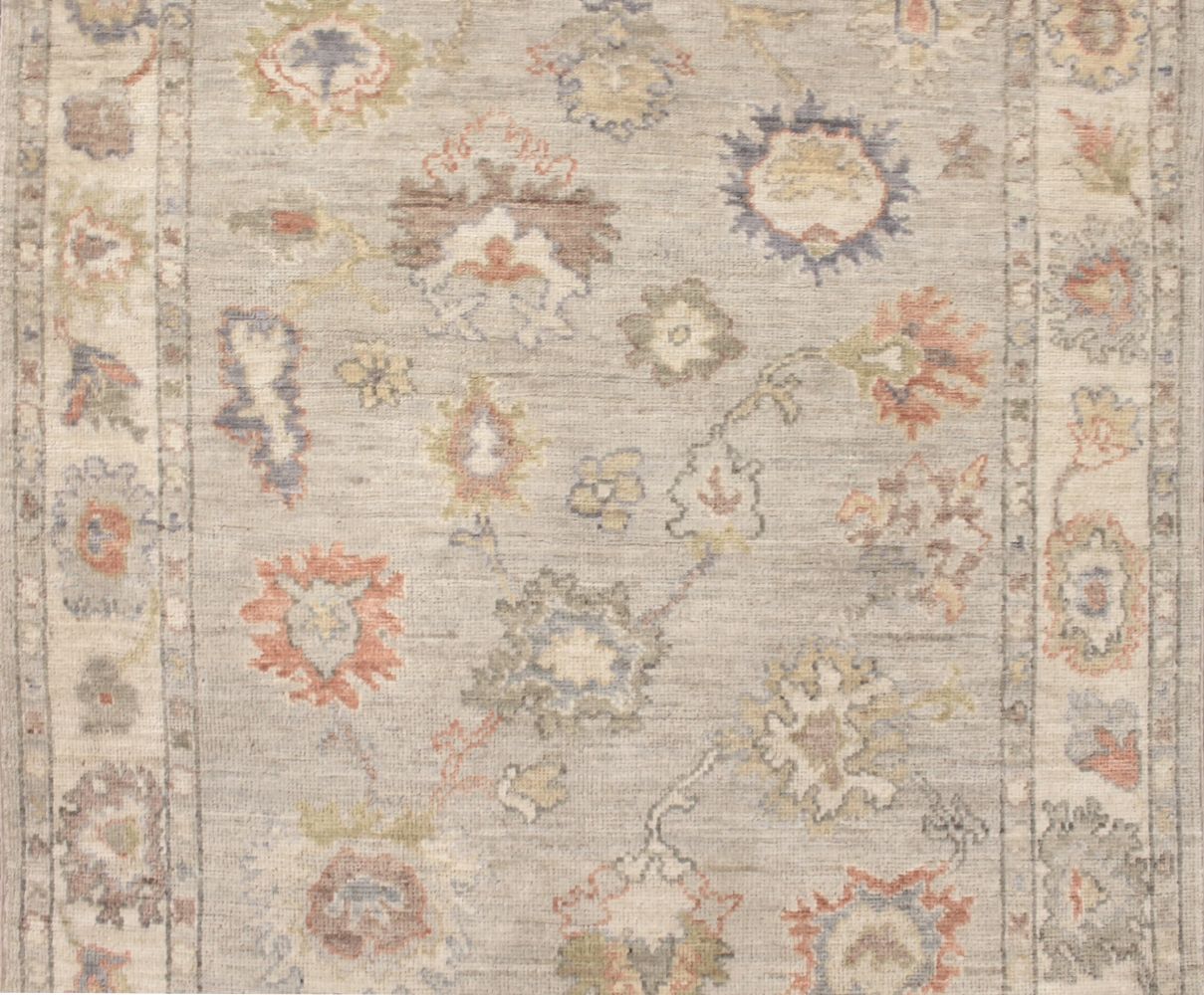 4x6 Oushak Hand Knotted Wool Area Rug - MR029256