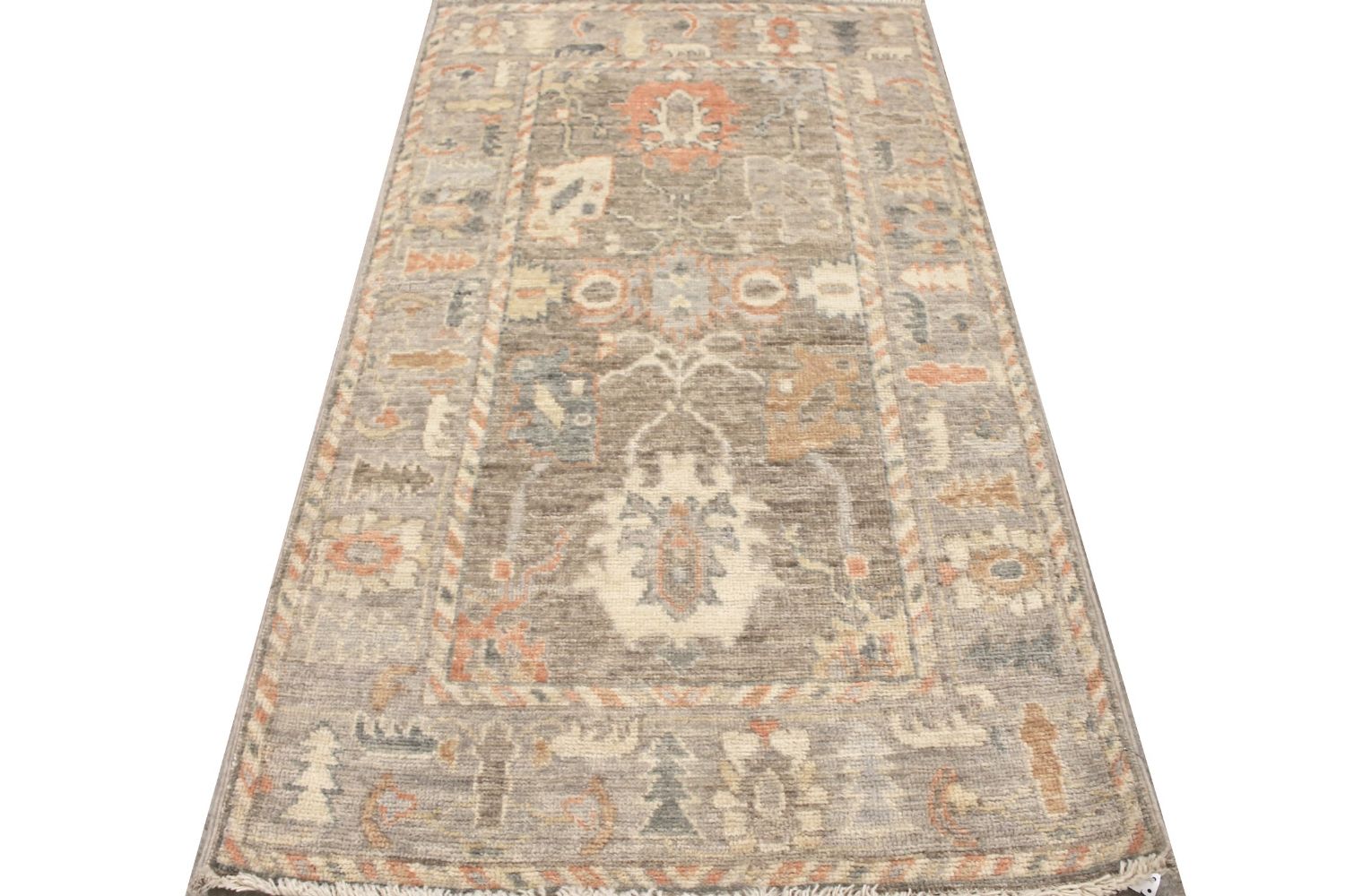 3x5 Oushak Hand Knotted Wool Area Rug - MR029266