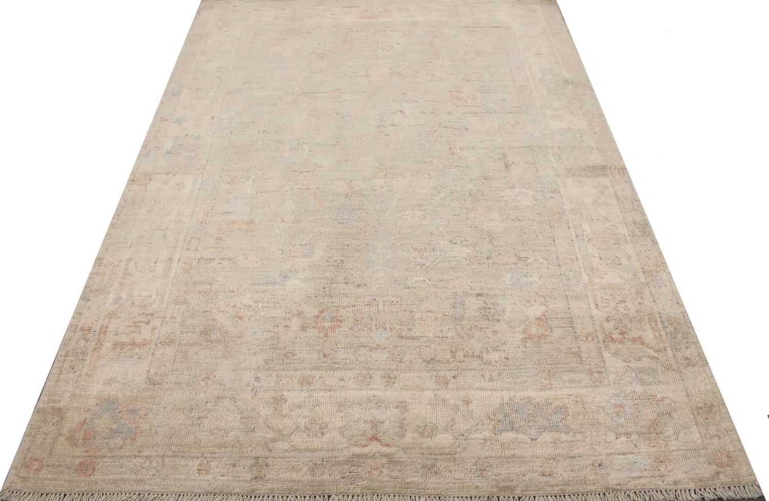 5x7/8 Oushak Hand Knotted Wool Area Rug - MR029268