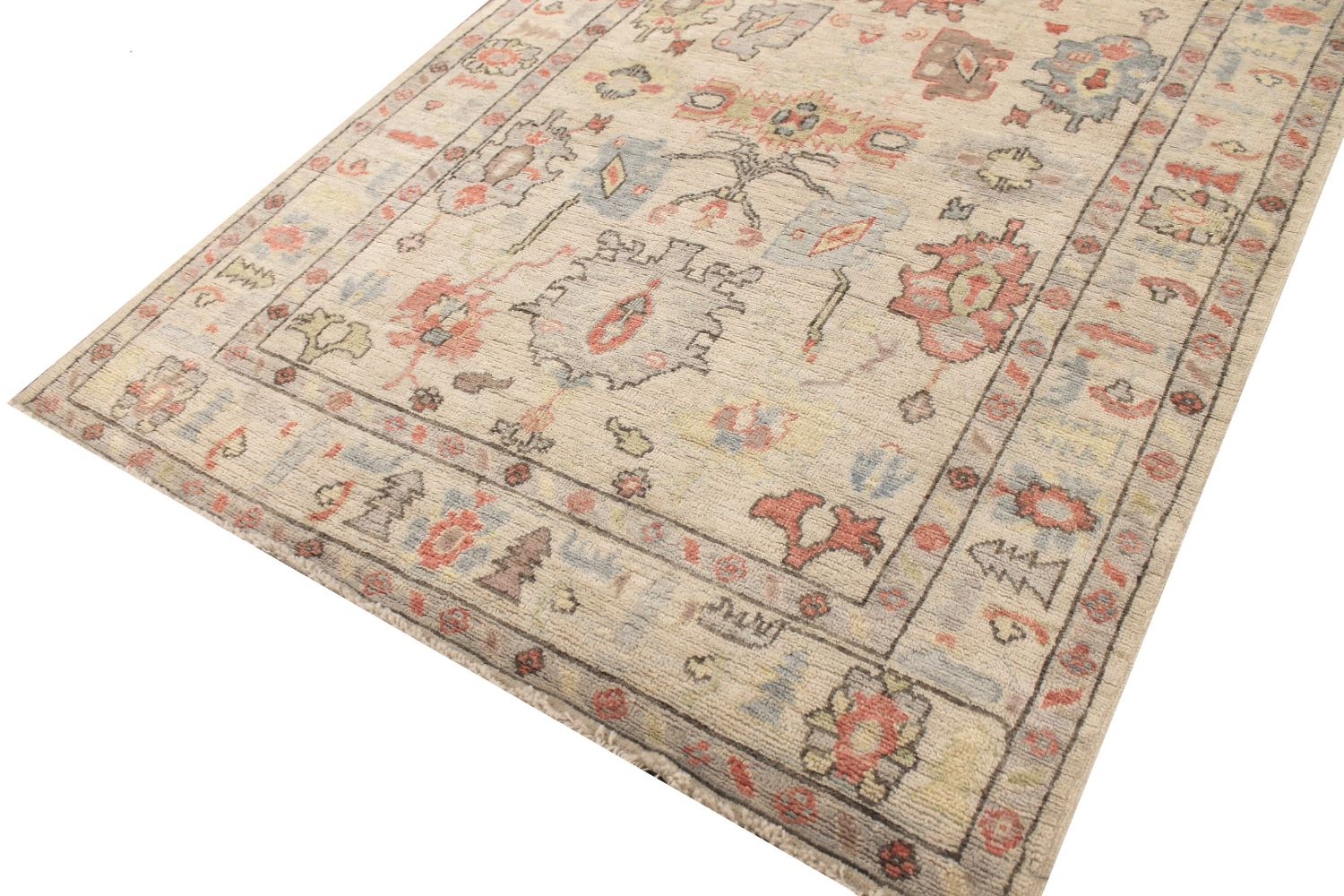 5x7/8 Oushak Hand Knotted Wool Area Rug - MR029269