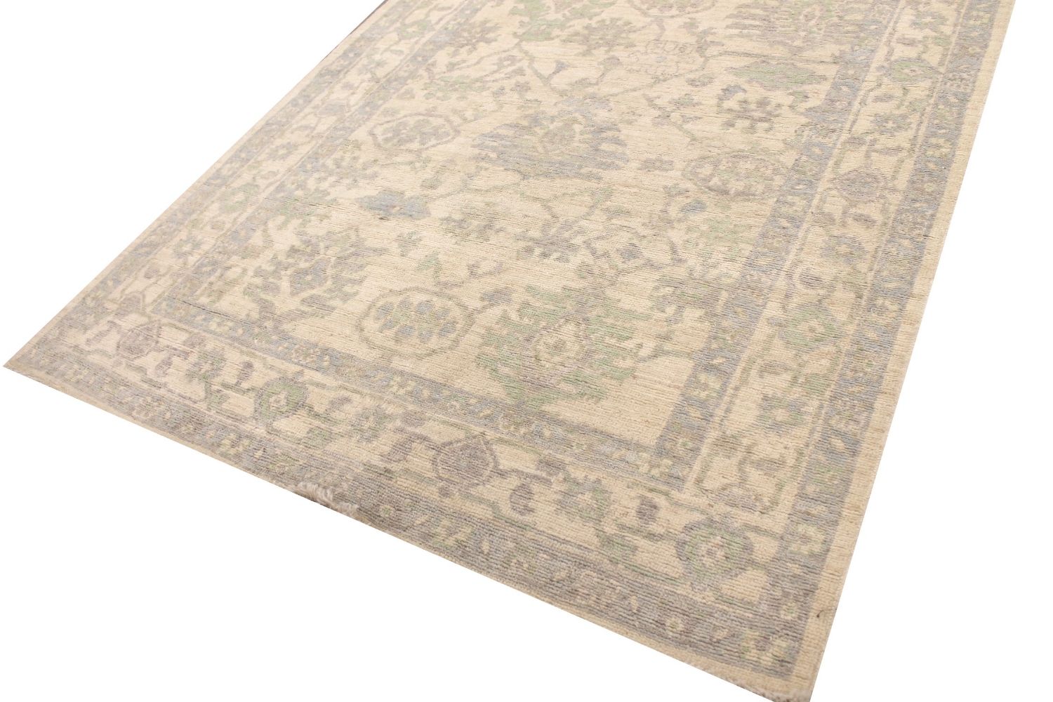 5x7/8 Oushak Hand Knotted Wool Area Rug - MR029271