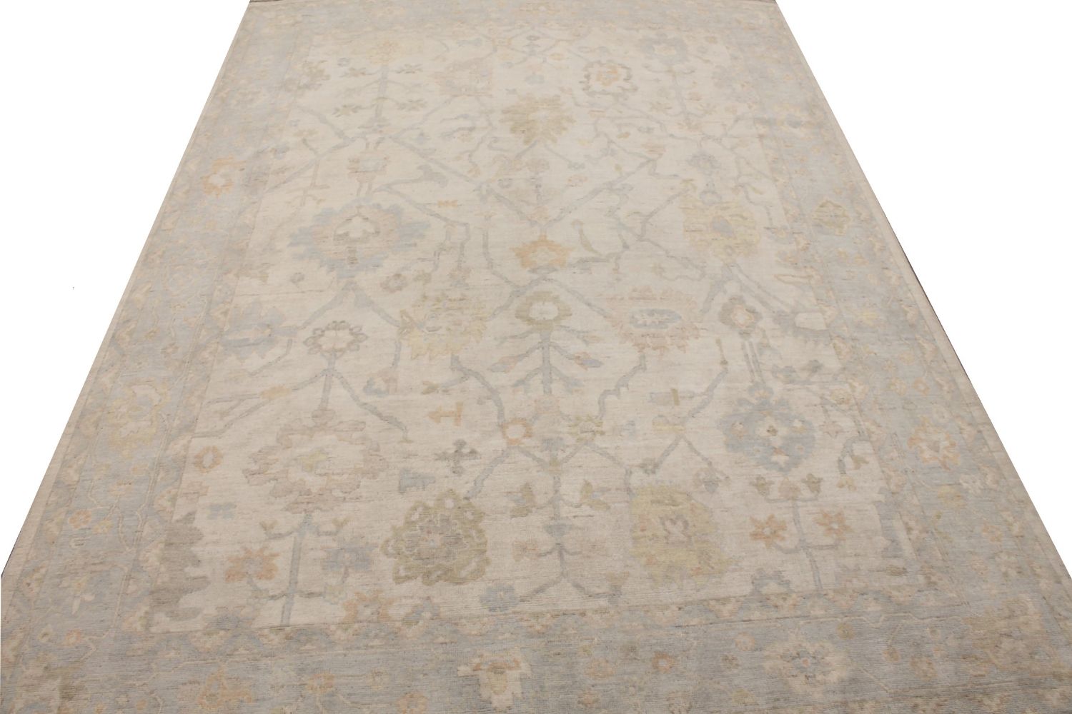 9x12 Oushak Hand Knotted Wool Area Rug - MR029275