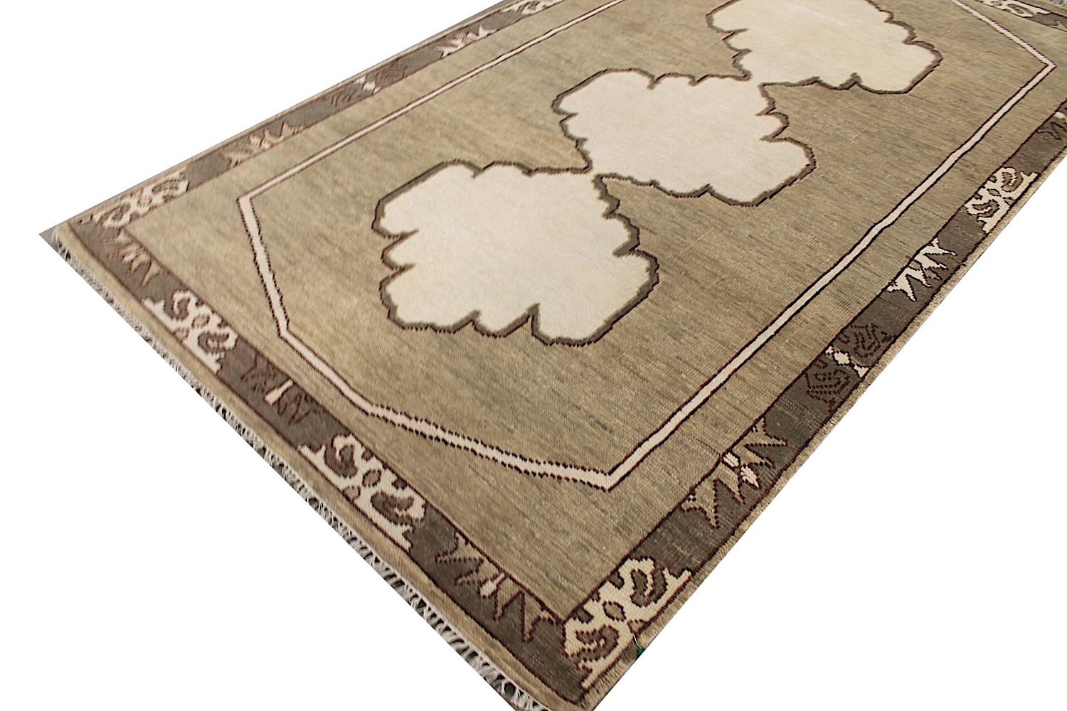 5x7/8 Oushak Hand Knotted Wool Area Rug - MR029298