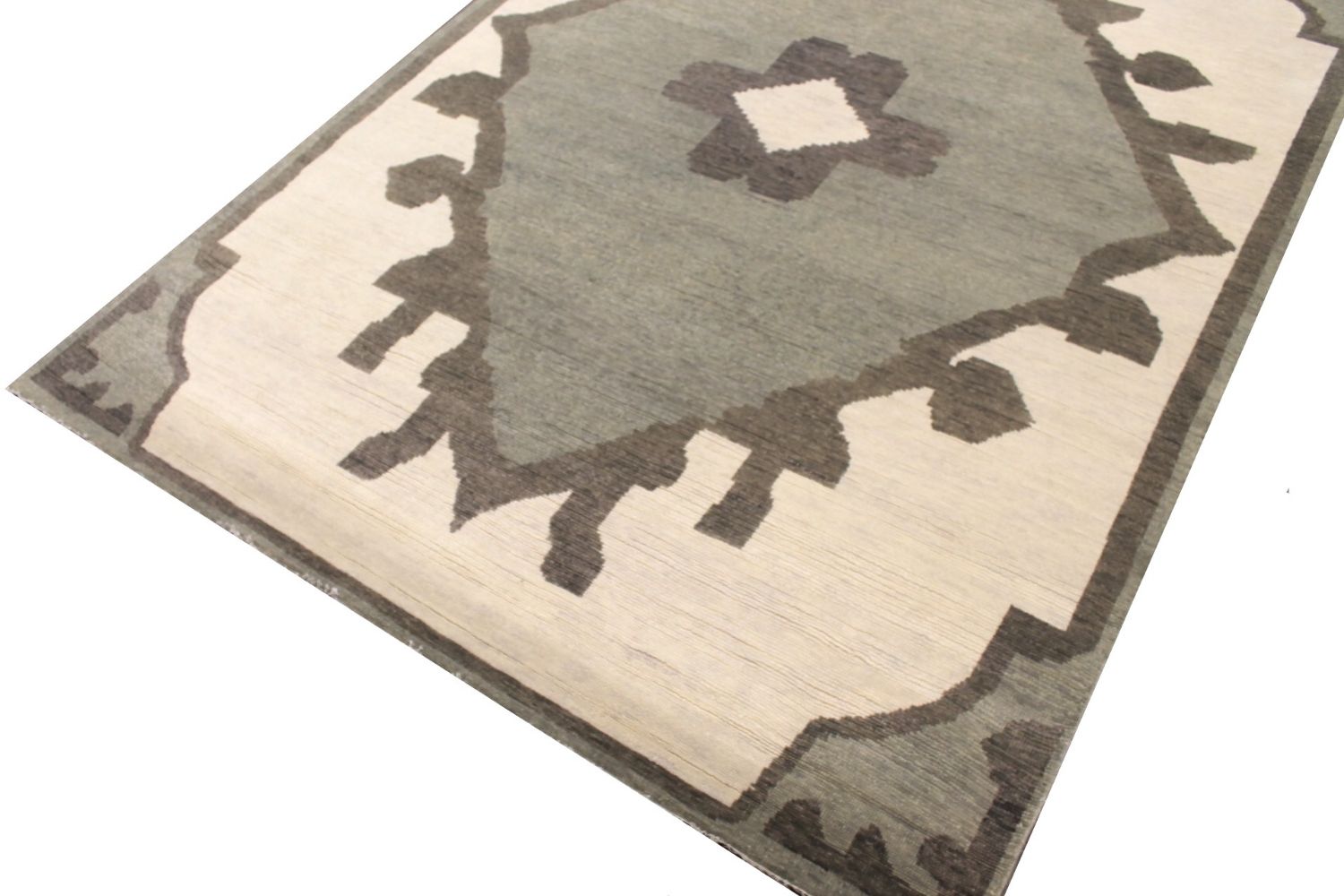 8x10 Oushak Hand Knotted Wool Area Rug - MR029300