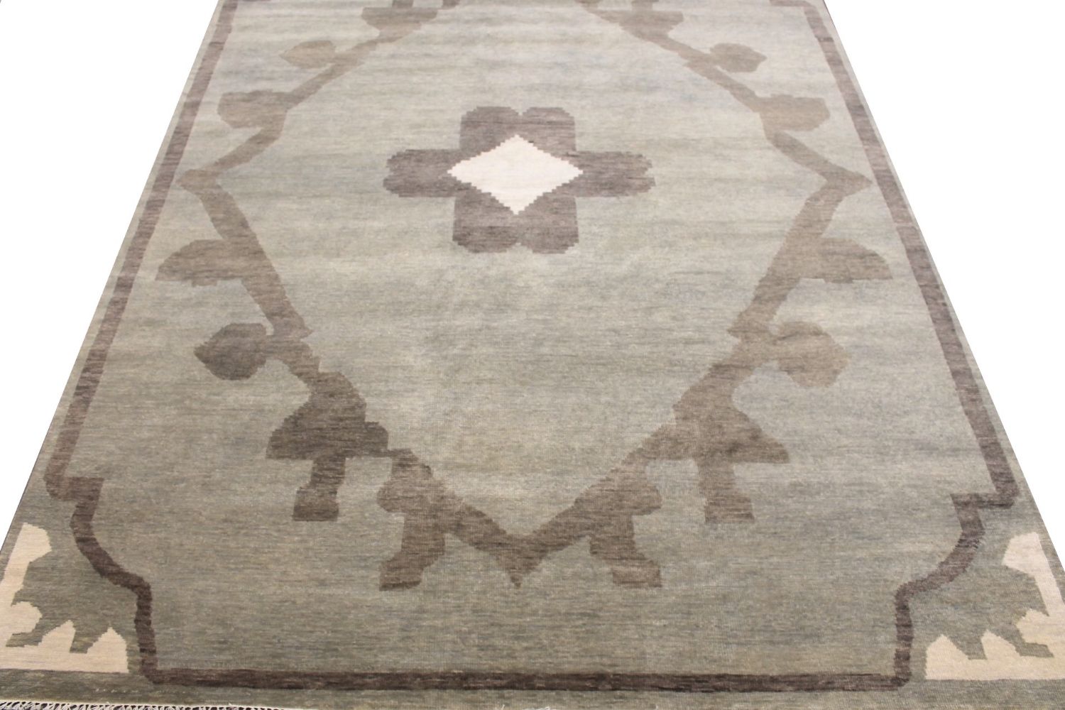 9x12 Oushak Hand Knotted Wool Area Rug - MR029301