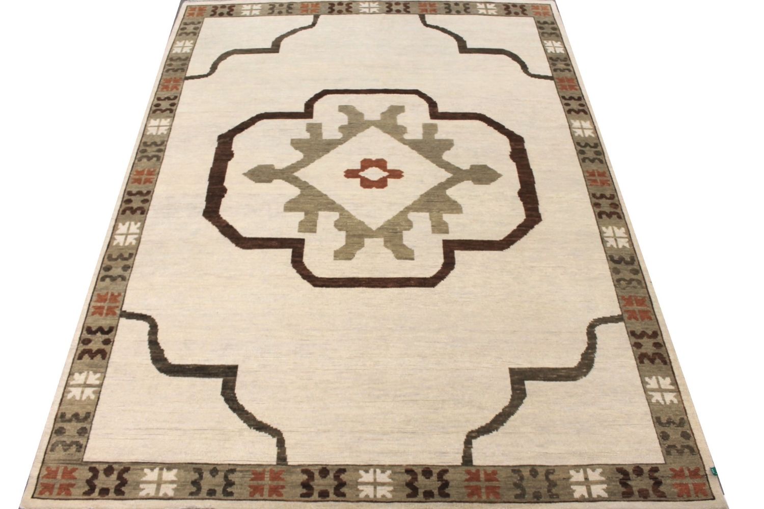 8x10 Oushak Hand Knotted Wool Area Rug - MR029302