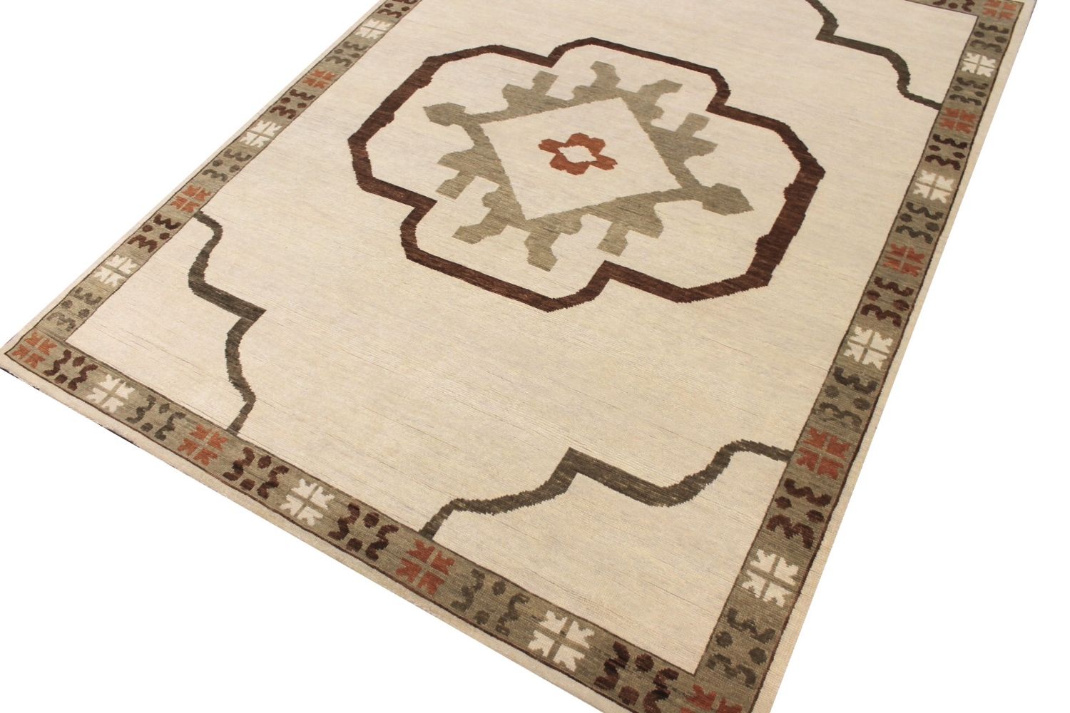 8x10 Oushak Hand Knotted Wool Area Rug - MR029302