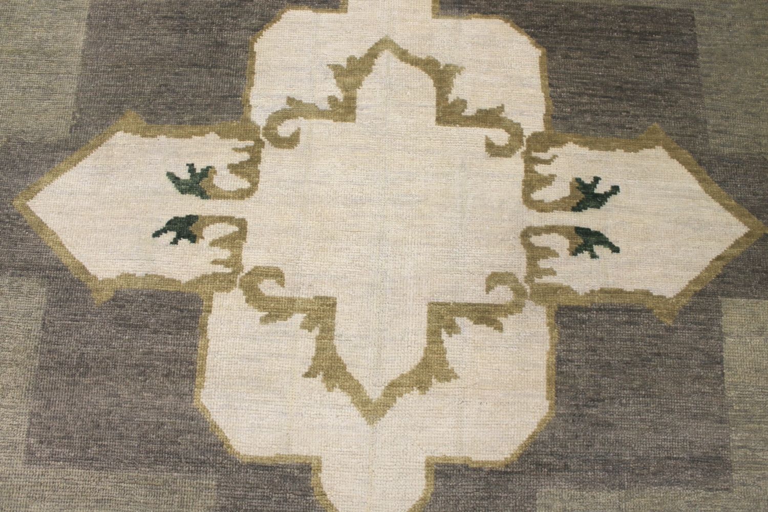 9x12 Oushak Hand Knotted Wool Area Rug - MR029303