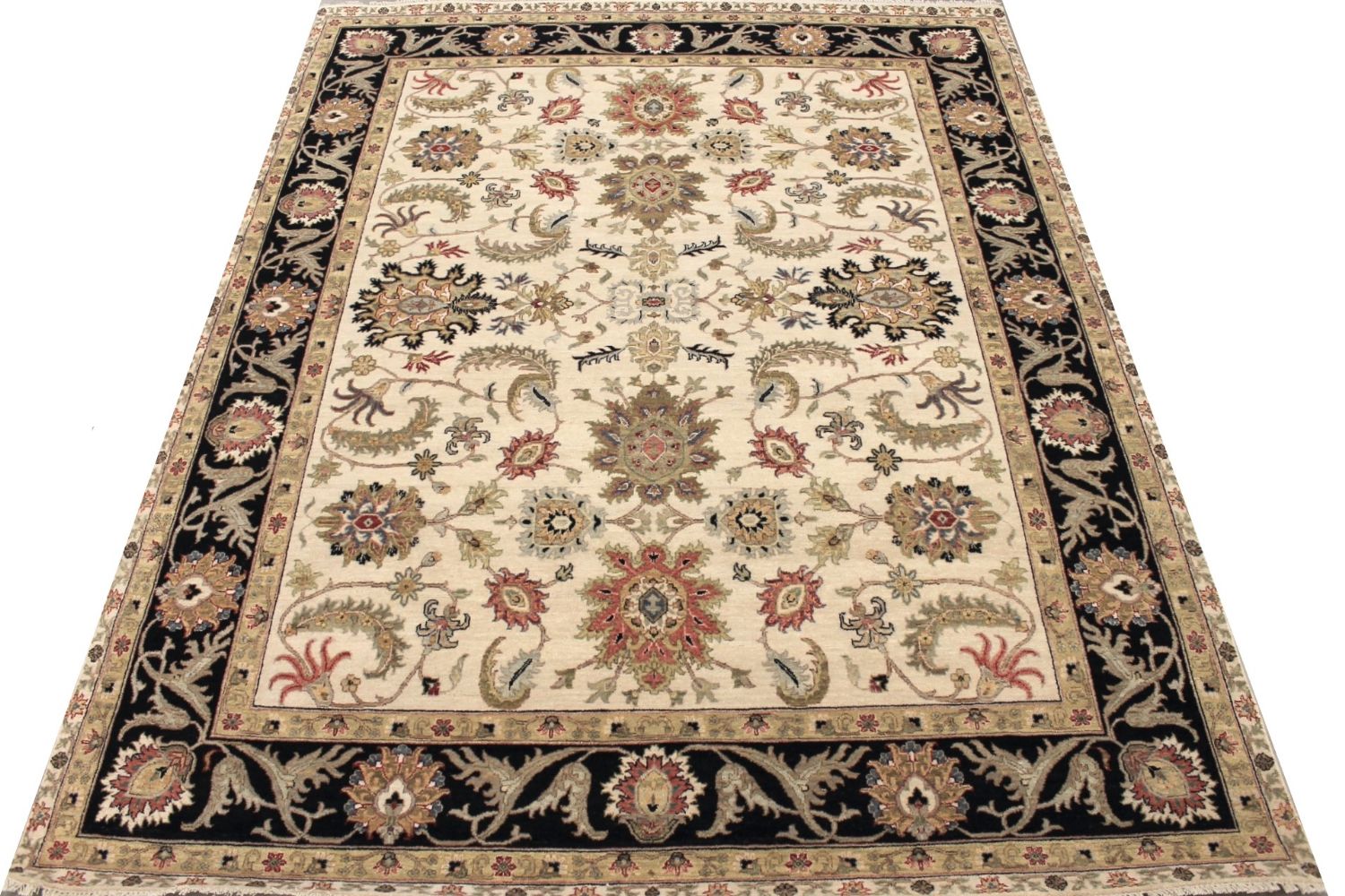 8x10 Traditional Hand Knotted Wool Area Rug - MR029306