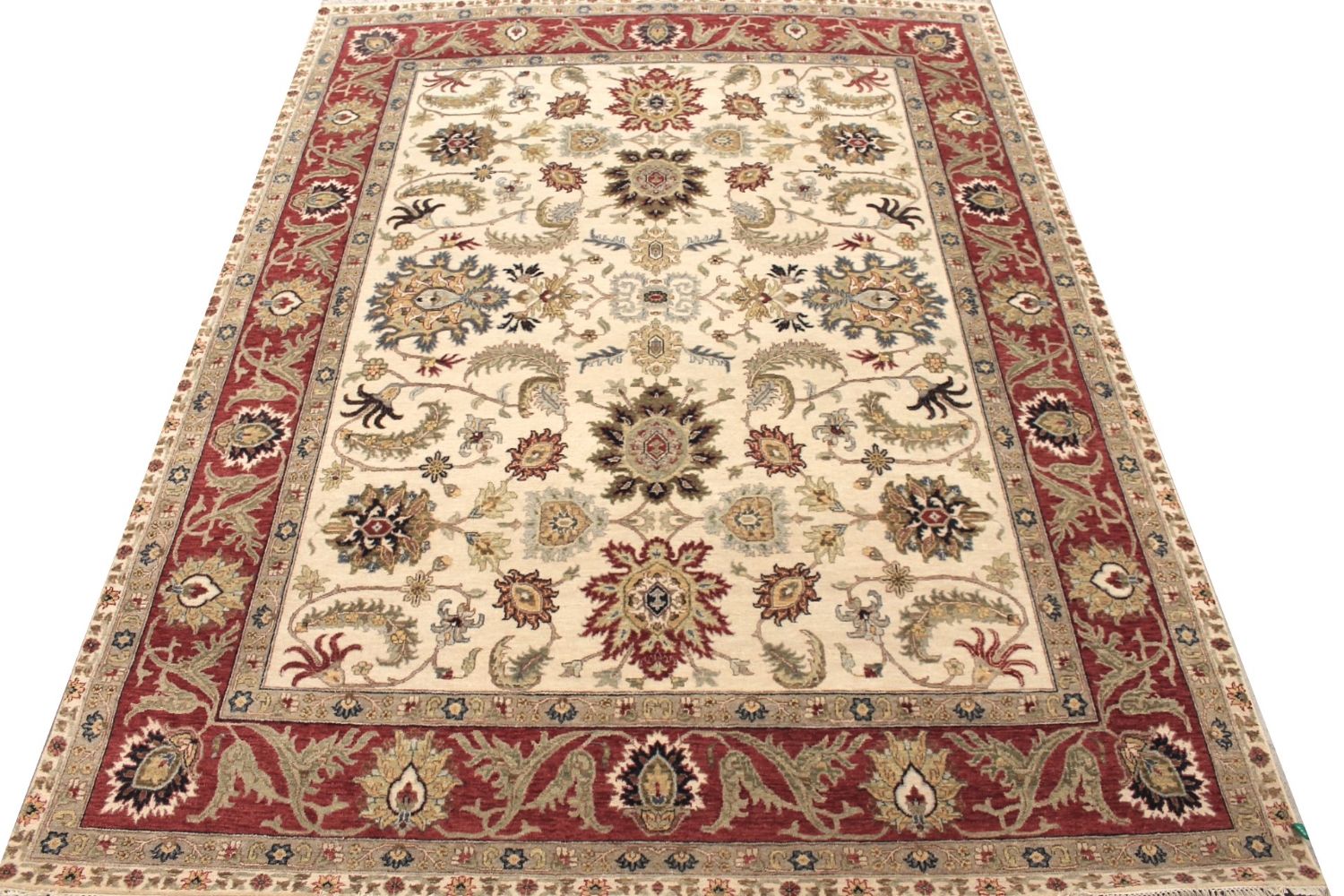 8x10 Traditional Hand Knotted Wool Area Rug - MR029308