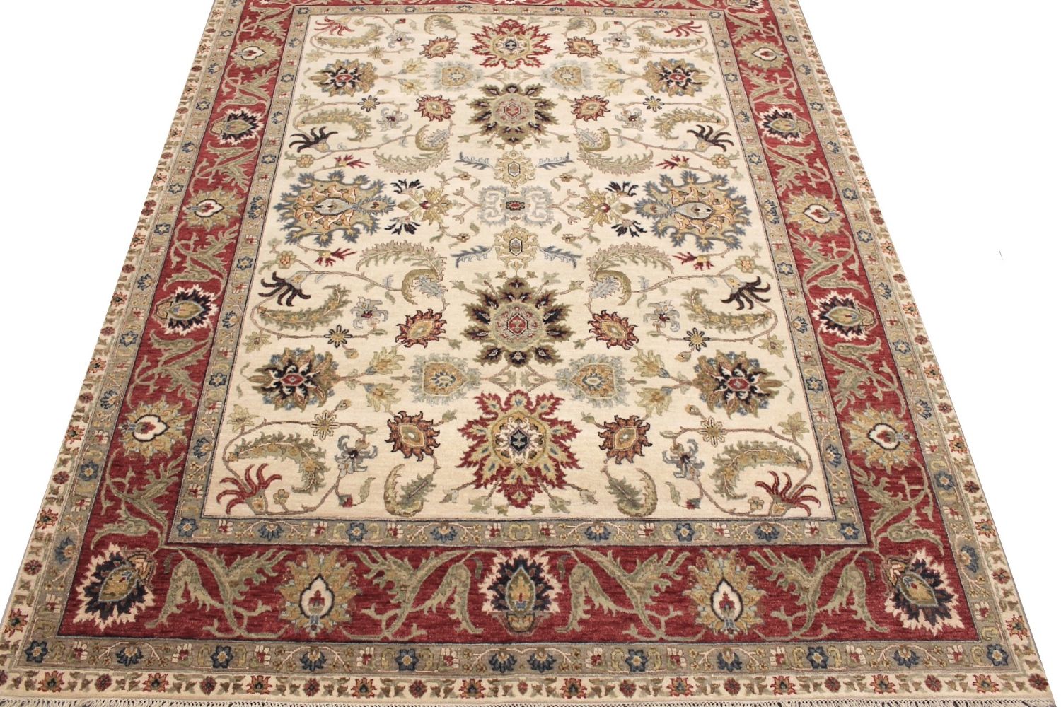 8x10 Traditional Hand Knotted Wool Area Rug - MR029308