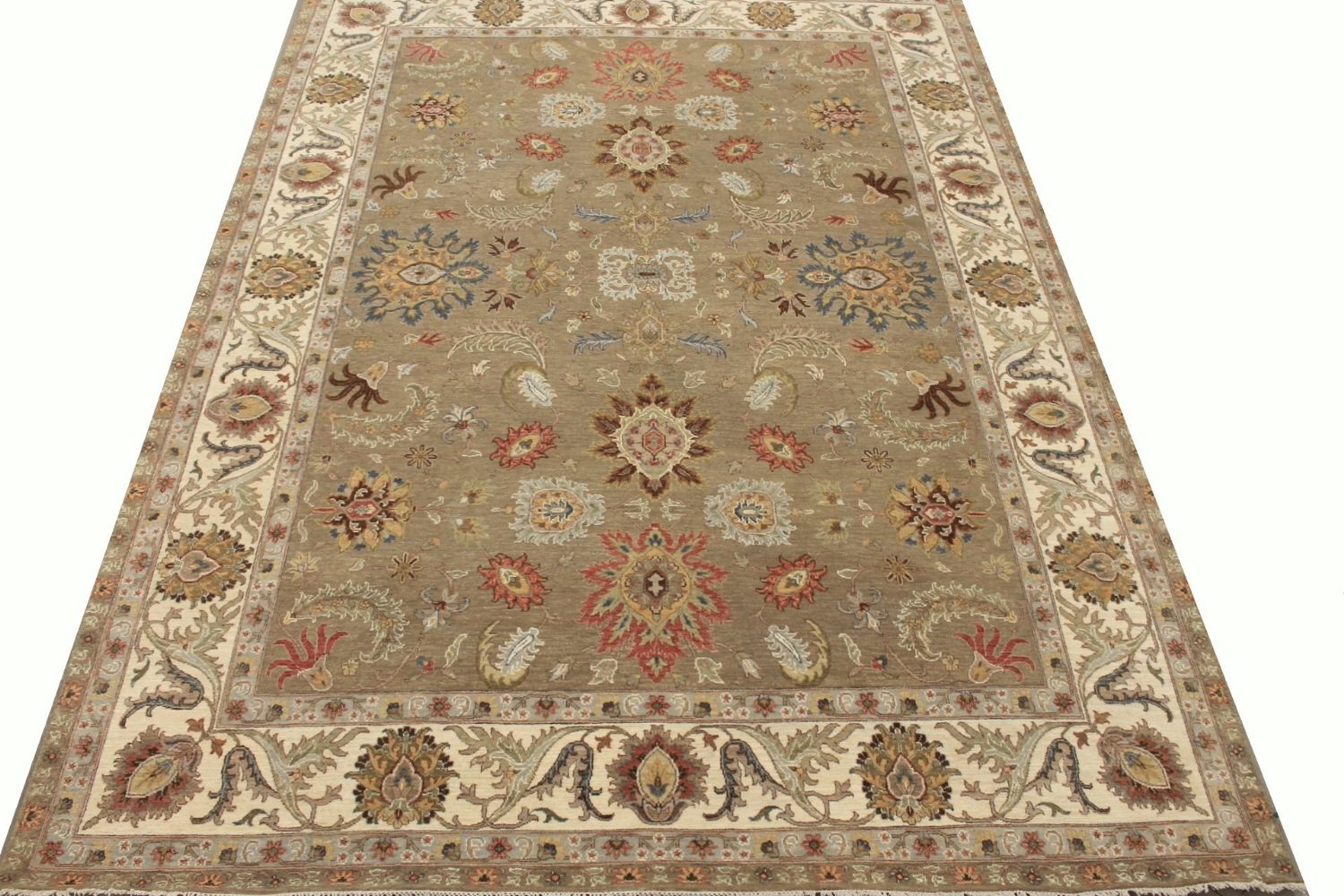 9x12 Traditional Hand Knotted Wool Area Rug - MR029312