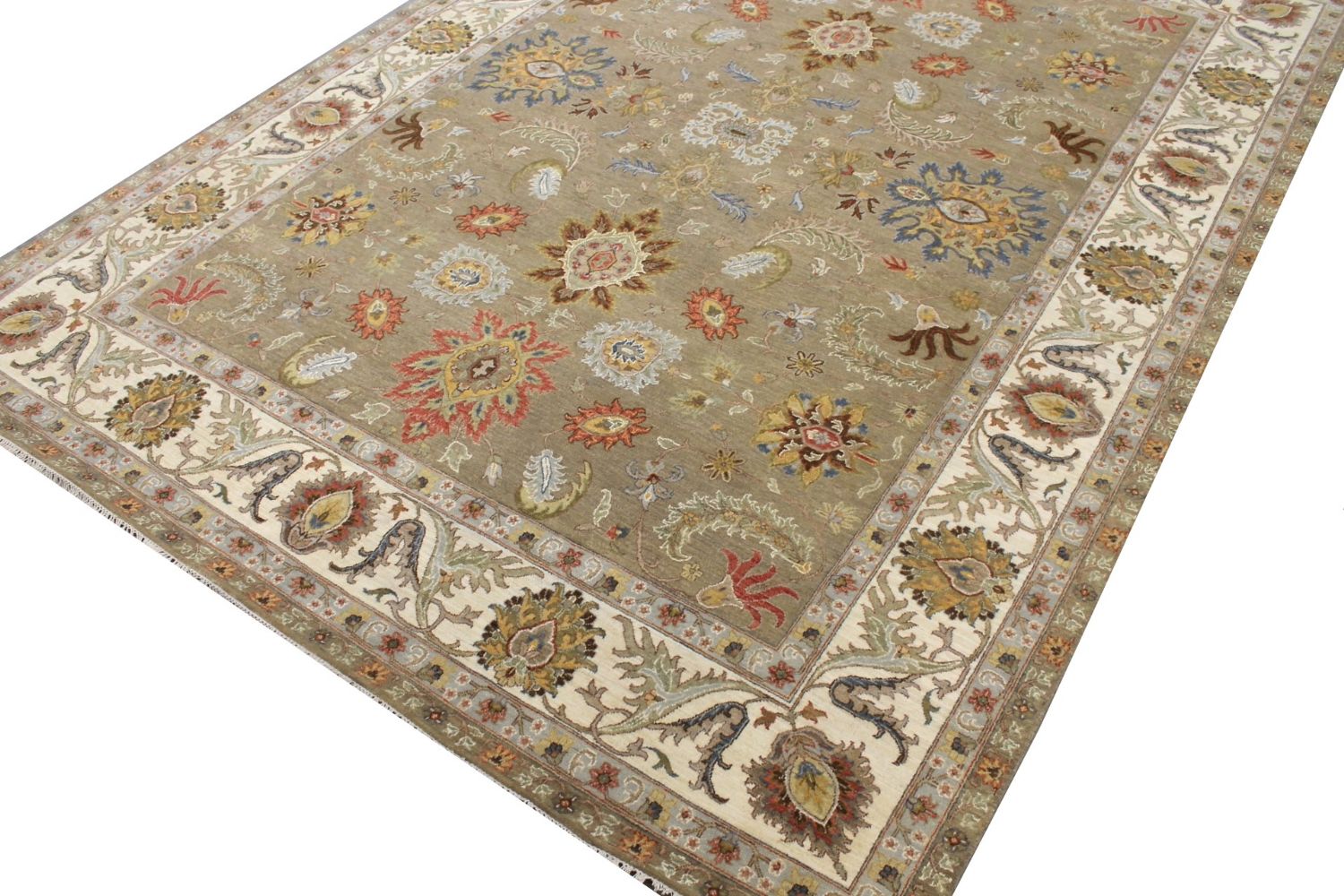 9x12 Traditional Hand Knotted Wool Area Rug - MR029312