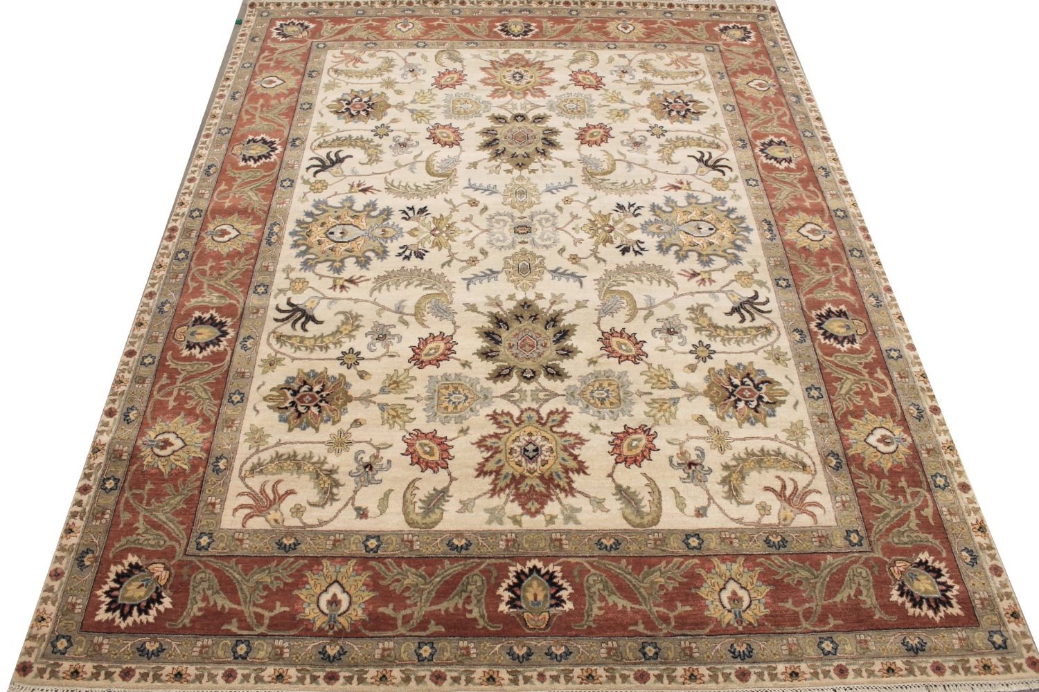 8x10 Traditional Hand Knotted Wool Area Rug - MR029314