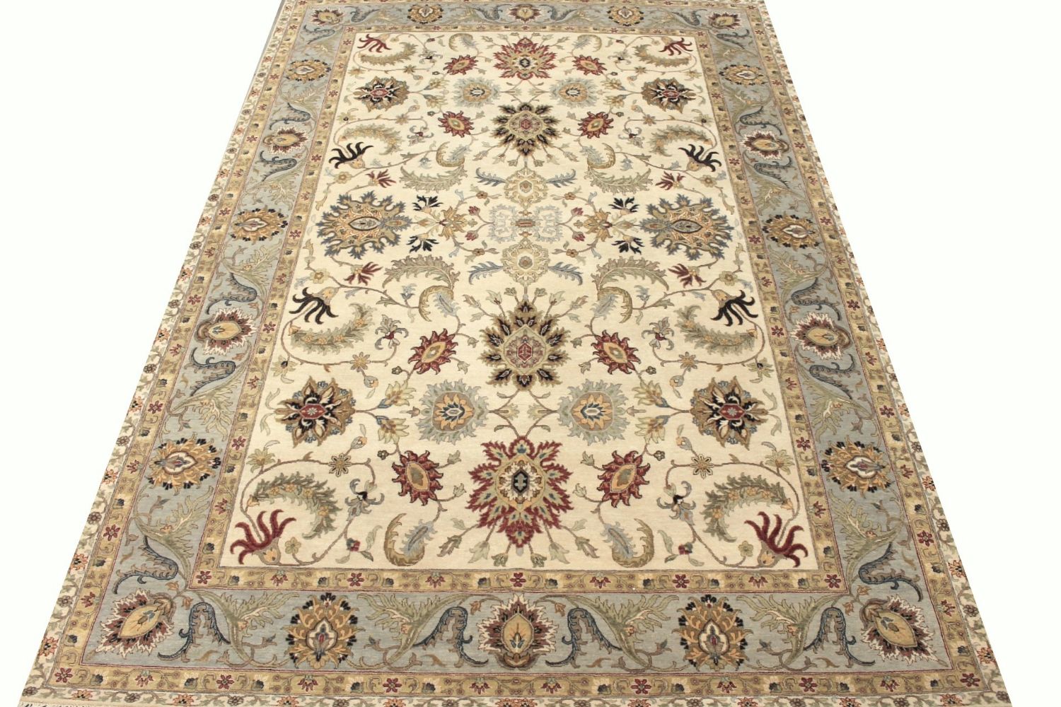 10x14 Traditional Hand Knotted Wool Area Rug - MR029315