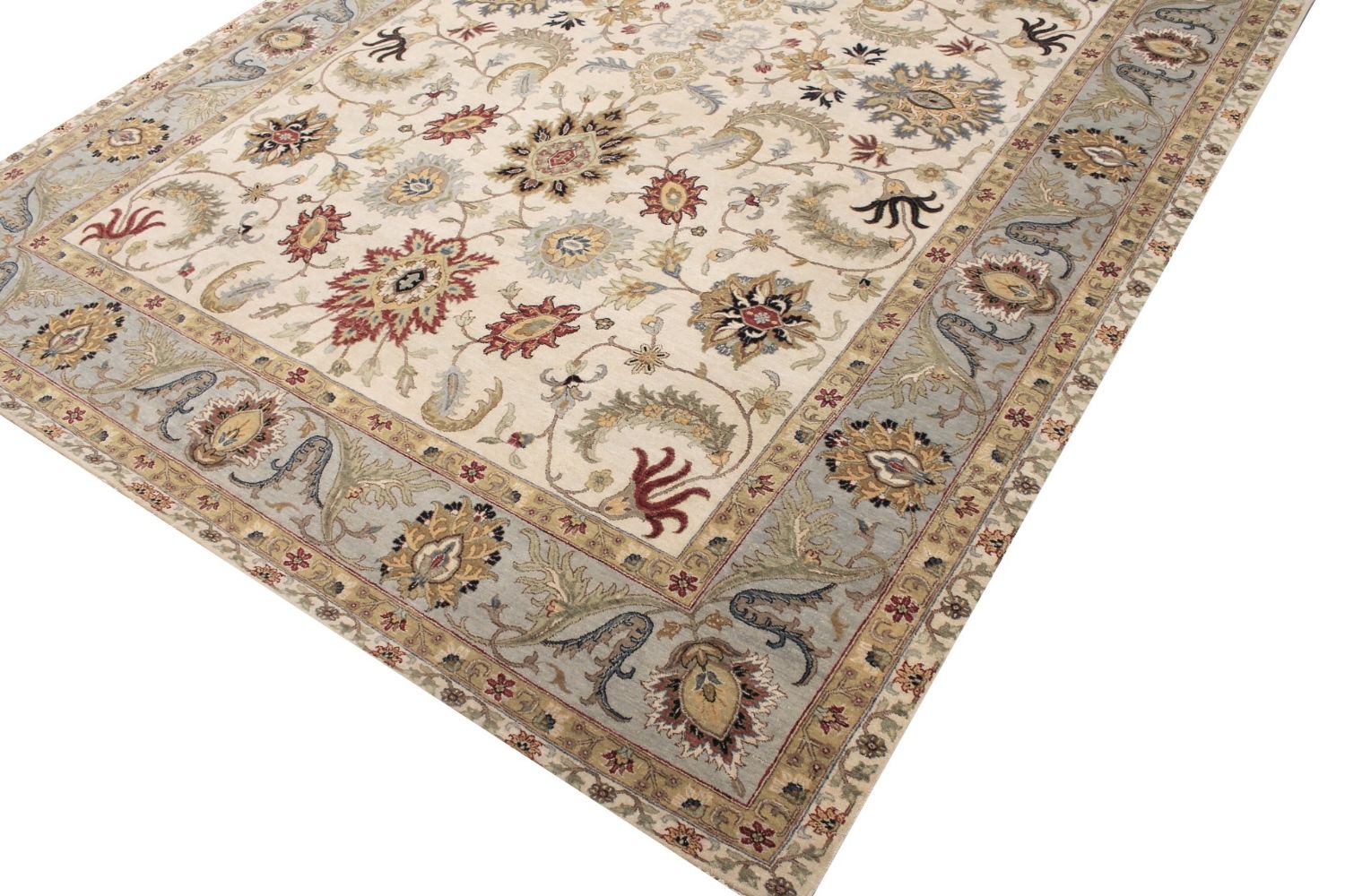 10x14 Traditional Hand Knotted Wool Area Rug - MR029315