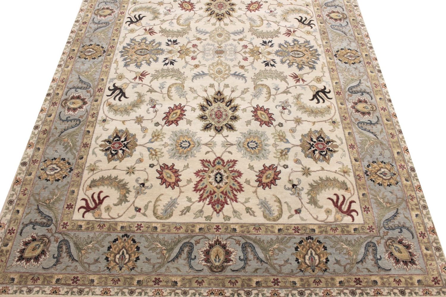 10x14 Traditional Hand Knotted Wool Area Rug - MR029315