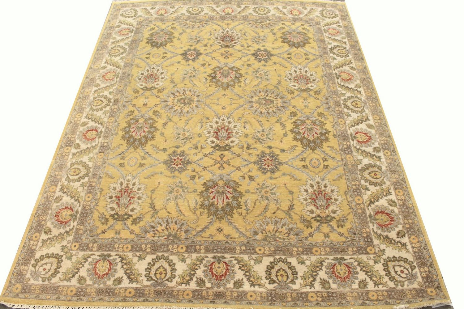 8x10 Traditional Hand Knotted Wool Area Rug - MR029317