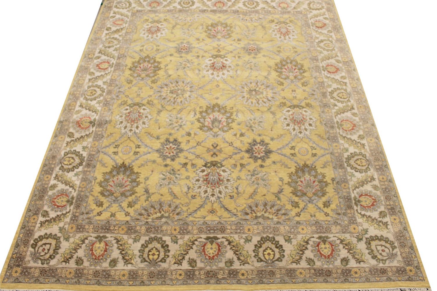 8x10 Traditional Hand Knotted Wool Area Rug - MR029317