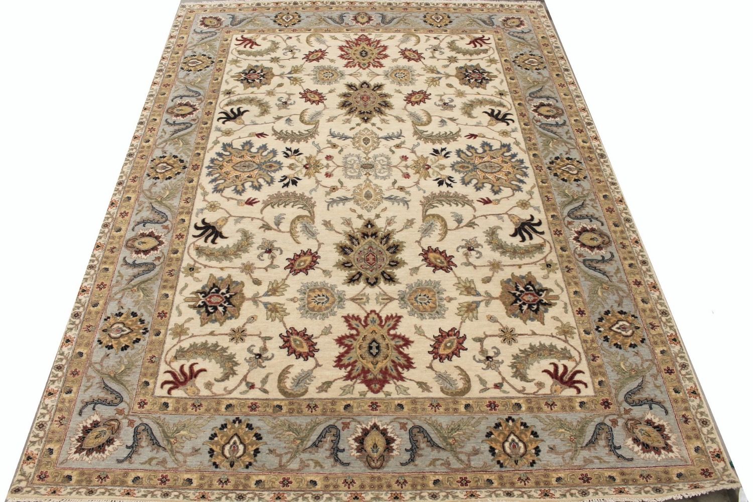 9x12 Traditional Hand Knotted Wool Area Rug - MR029319