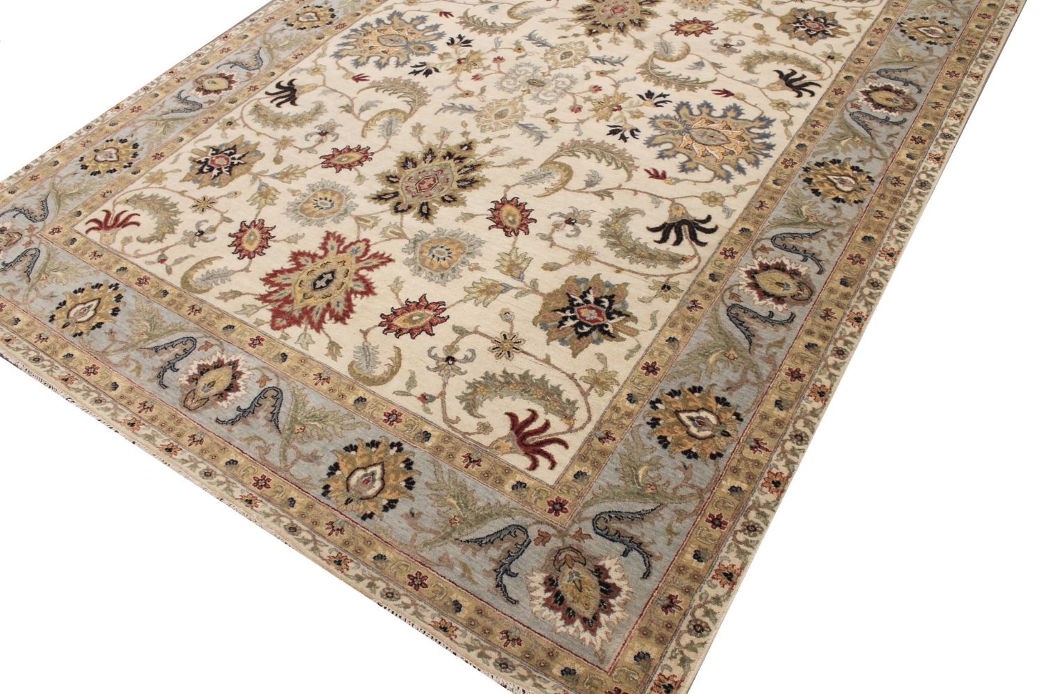 9x12 Traditional Hand Knotted Wool Area Rug - MR029319