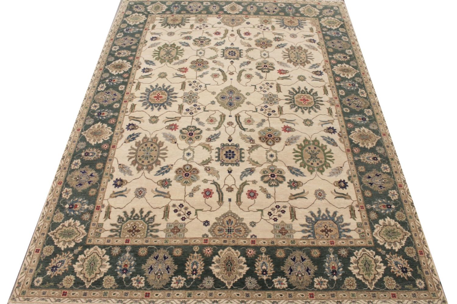 9x12 Traditional Hand Knotted Wool Area Rug - MR029320