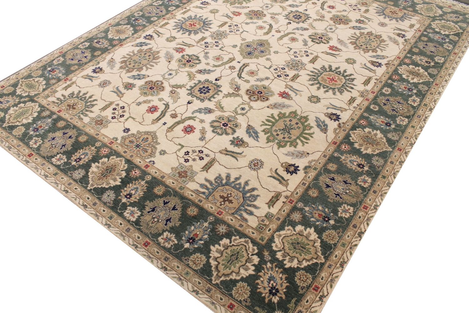 9x12 Traditional Hand Knotted Wool Area Rug - MR029320